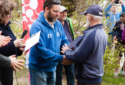 Zakończenie Sędzia Przemek Świąć składa gratulacje